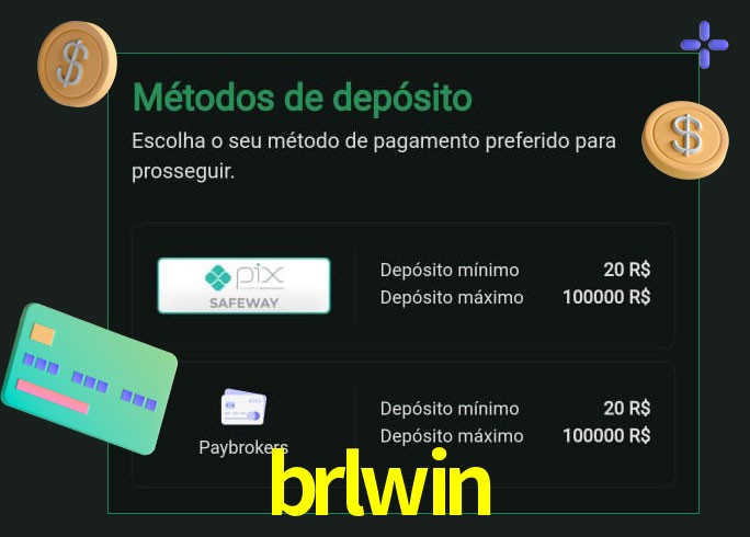 O cassino brlwin oferece uma grande variedade de métodos de pagamento